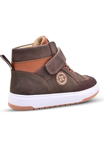 Albert Erkek Çocuk Hakiki Deri Tek Cırtlı Kahverengi Bot fiyatları