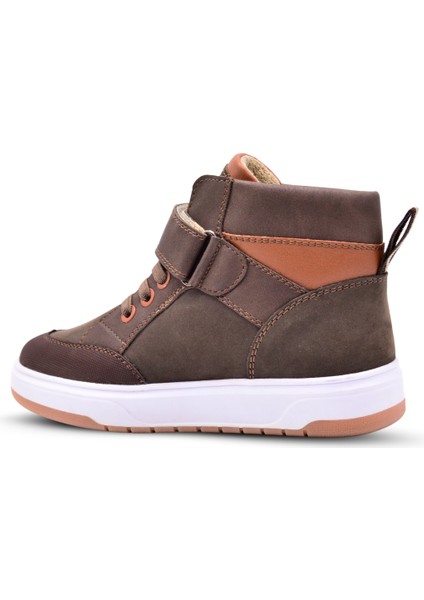 Albert Erkek Çocuk Hakiki Deri Tek Cırtlı Kahverengi Bot modelleri