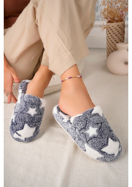 Kadın Ev Terliği Peluş Terlik Çeyiz ve Bohça Terliği Ses Yapmaz Kalın Taban modelleri