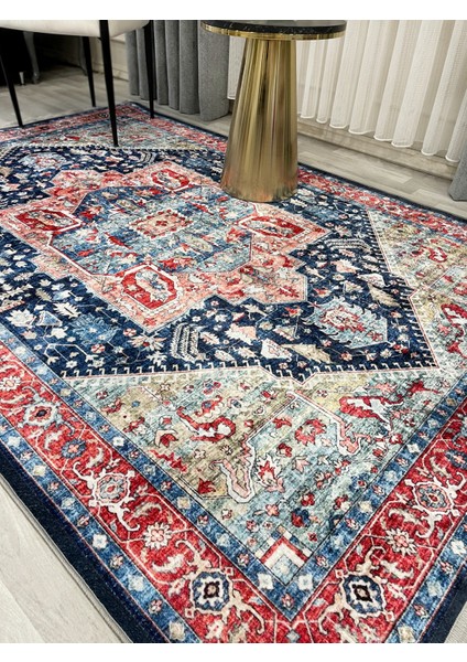 Kilim Motifli Saçaklı Klasik Kaymaz Taban Halı fırsatları