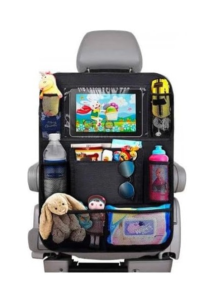 Oxford Kumaş 8 Bölmeli Araç Koltuk Arkası Organizer Araç Telefon Tablet Eşya Tutucu Düzenleyici