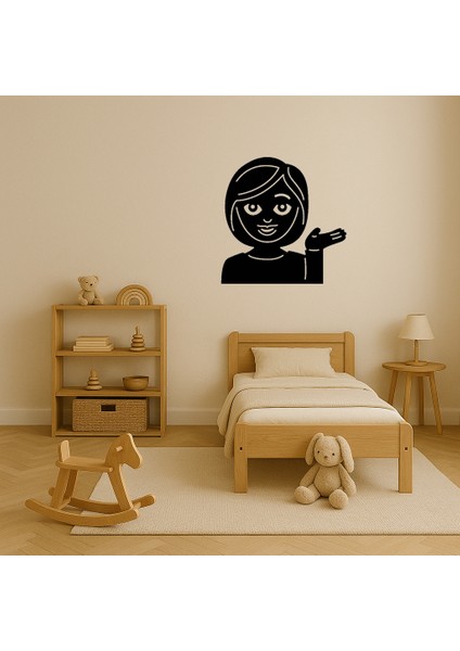 Yardımsever Kadın Mdf Dekoratif Tablo - PHN7160-2941 modelleri