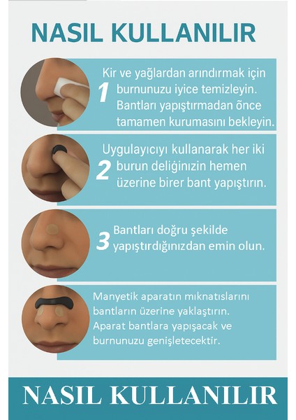 Manyetik Burun Açıcı Aparat Horlamayı Azaltıcı Nasal Dilator Nefes Açar, Rahat Uyku fiyatları
