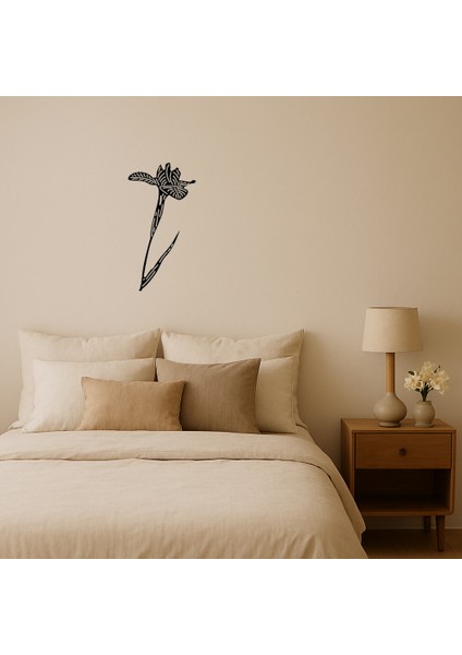 Abstrakt Çiçek Desenli Dekoratif Tablo - PHN1294-6076