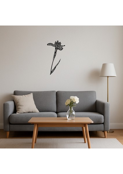 Abstrakt Çiçek Desenli Dekoratif Tablo - PHN1294-6076 fırsatları