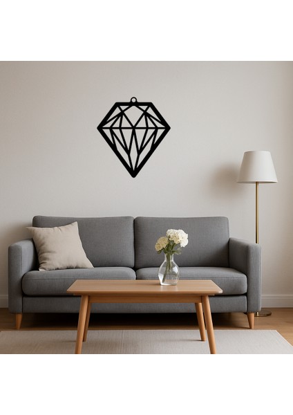 Elmas Geometrik Desenli Dekoratif Tablo - PHN5239-7496 fırsatları