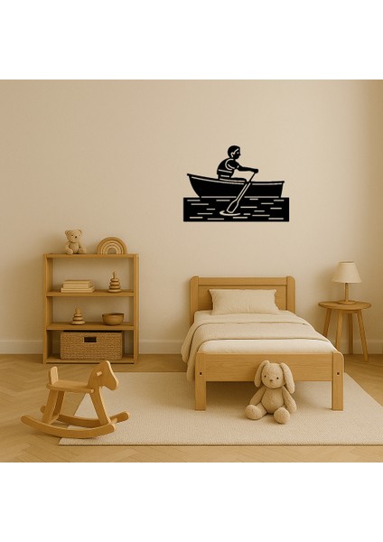 Mdf Kürek Çeken Emoji Dekoratif Tablo - PHN6693-3557 modelleri