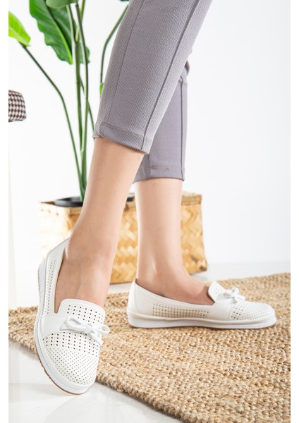 Başak Tam Ortopedik Kadın Günlük Ayakkabı Suni Deri Düz Taban modelleri