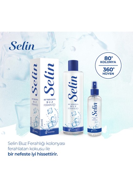 Parfümlü Kolonya Buz Ferahlığı Pet 400 ml