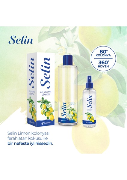 Limon Kolonyası 1 Lt Sprey