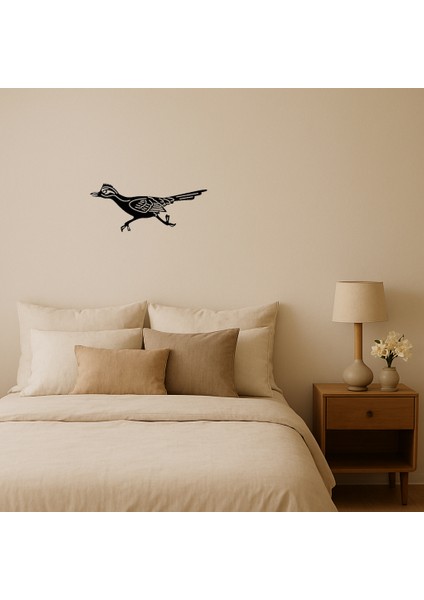 Koşucu Kuş Dekoratif Duvar Tablosu - PHN5394-4252
