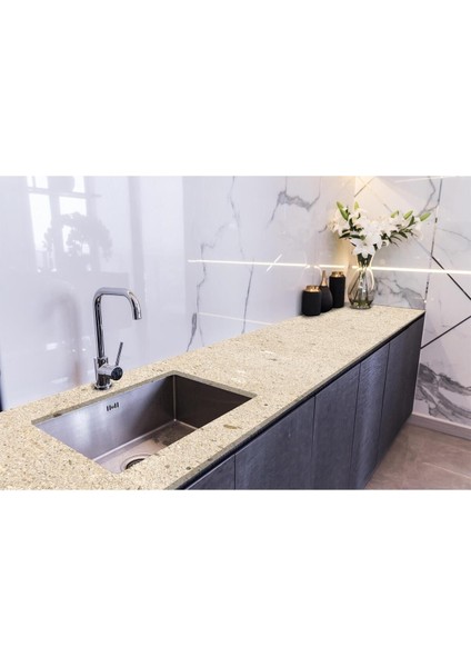 Tezgah Üstü Fayans Kaplama Folyosu Mutfak Tezgahı Kaplama Rustik Granit 70 cm x 1 Metre fırsatları