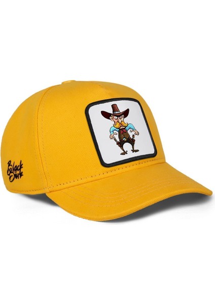 V1 Baseball Kids Kovboy - 1 Kod Logolu Sarı Çocuk Şapka (Cap)