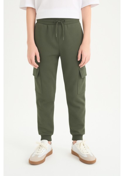 Erkek Çocuk Basic Kargo Cepli Jogger Paça Okul Eşofman Altı AK2322-1 fırsatları