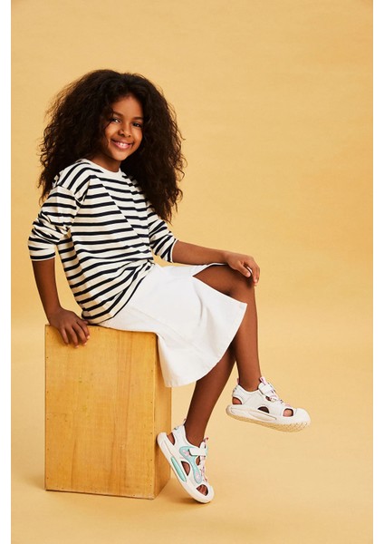 26-31 Numara Vicco Rocket Işıklı Sandalet - Beyaz