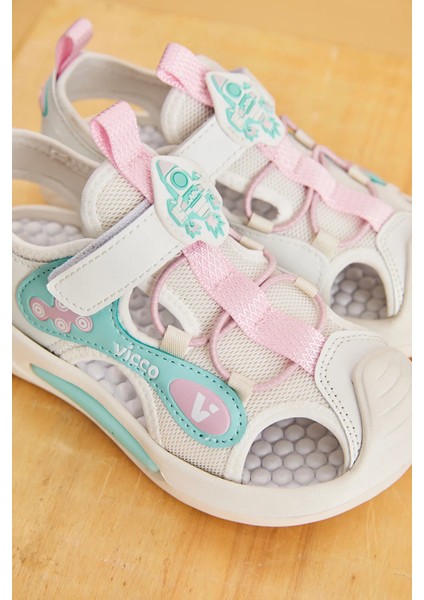 26-31 Numara Vicco Rocket Işıklı Sandalet - Beyaz fırsatları