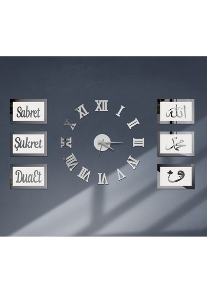 Beyaz Zemin Gümüş Pano - Wf