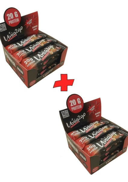 Power Almond Maxibar 65 gr Protein Bar % 30 Protein x 2 Kutu 24 indirimleri