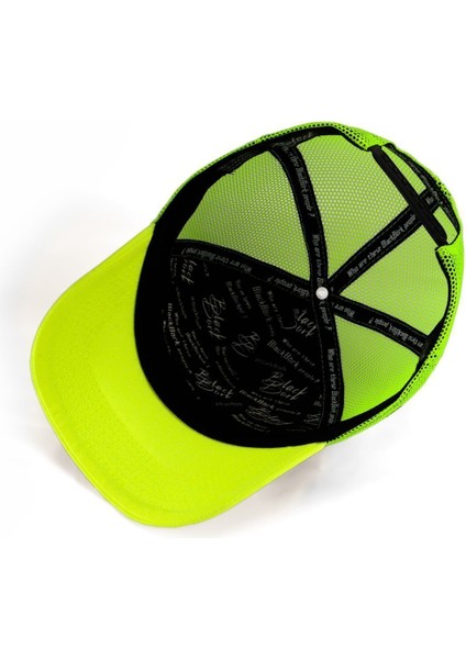 V1 Trucker Joker - 1 Kod Logolu Unisex Neon Siperli Neon-Siyah Şapka (Cap) modelleri