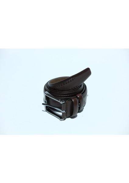 %100 Deri 3.5 cm Tbk 012 Koyu Kahverengi