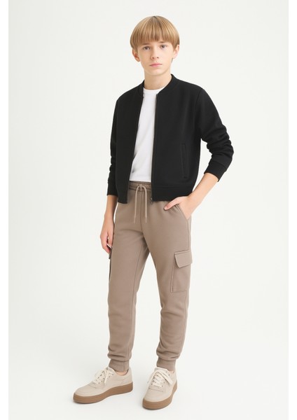 Erkek Çocuk Basic Kargo Cepli Jogger Paça Okul Eşofman Altı AK2322-1 fiyatları