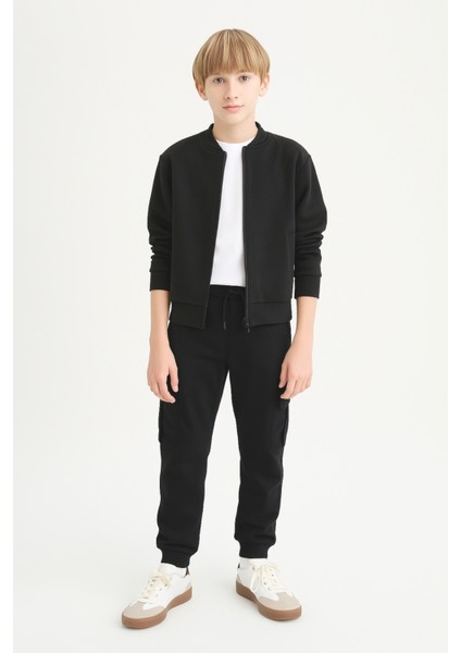 Erkek Çocuk Basic Kargo Cepli Jogger Paça Okul Eşofman Altı AK2322-1 fiyatları