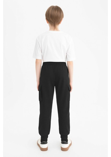 Erkek Çocuk Basic Kargo Cepli Jogger Paça Okul Eşofman Altı AK2322-1 indirimleri