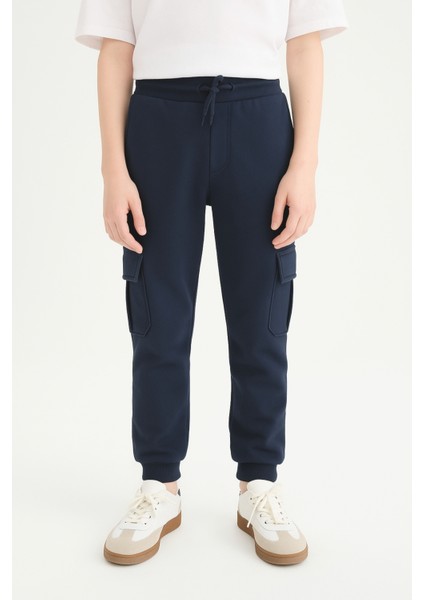 Erkek Çocuk Basic Kargo Cepli Jogger Paça Okul Eşofman Altı AK2322-1 indirimleri