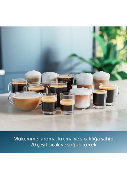 5500 Serisi Lattego Tam Otomatik Espresso Makinesi, 20 Sıcak ve Soğuk Içecek, EP5543/80 fırsatları