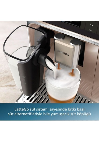 5500 Serisi Lattego Tam Otomatik Espresso Makinesi, 20 Sıcak ve Soğuk Içecek, EP5543/80 indirimleri