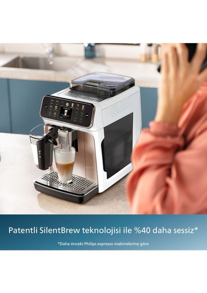 5500 Serisi Lattego Tam Otomatik Espresso Makinesi, 20 Sıcak ve Soğuk Içecek, EP5543/80