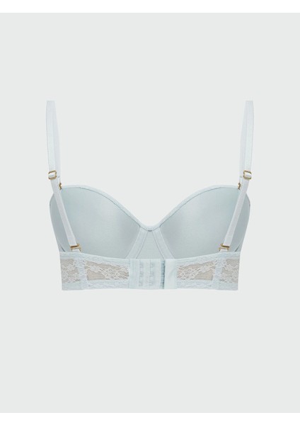 Lcw Dream Mavi Balenli Dolgusuz Dantelli Straplez Sütyen fiyatları