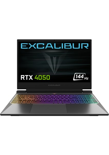 Excalibur G870 Intel Core i5 13420H 16GB 1TB RTX4050 Freedos 15.6" Taşınabilir Bilgisayar G870.1342-BFA0X-B