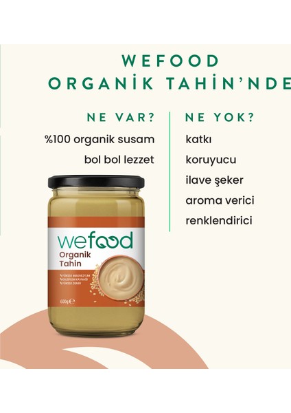 Organik Tahin 600 gr 3'lü 8683347033218 modelleri