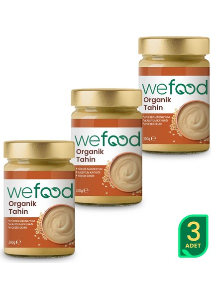 Organik Tahin 300 gr 3'lü 8683347030750