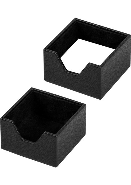 Deri 3 Parça Masa Üstü Seti Çiftli Evrak Rafı, Kalemlik ve Notluk