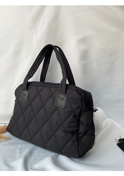 Siyah Geniş Büyük Yavrulu Çanta Evrak Okul Iş Çantası Kol ve Omuz Laptop Şık Spor Pinterest Çanta