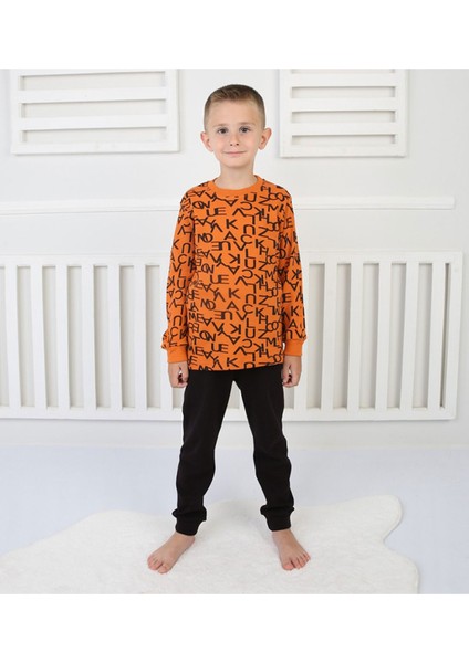 Erkek Çocuk Pijama Takım Baskılı