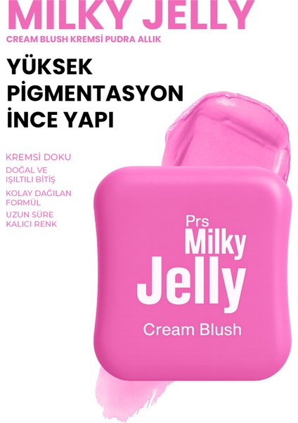 Milky Jelly Cream Blush Krem Pudra No:02 5 gr