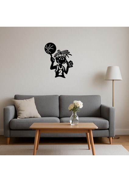 Parmakta Dönen Basketbol Mdf Dekoratif Tablo - PHN8578-5480 fırsatları