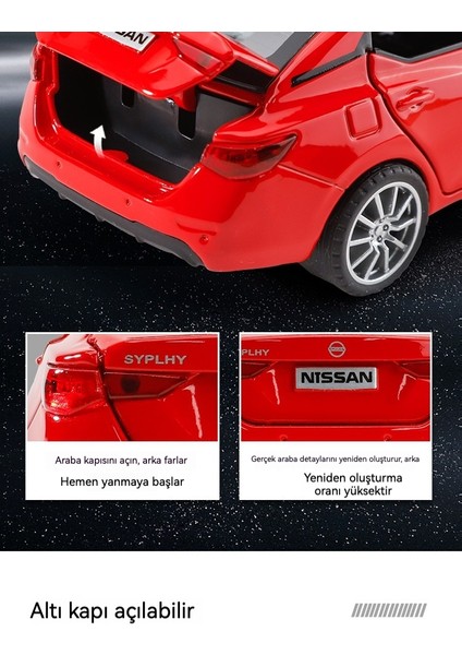 Nissan Xuanyi Araba Modeli Alaşım Araba Çocuk Oyuncak Araba (Yurt Dışından) fiyatları