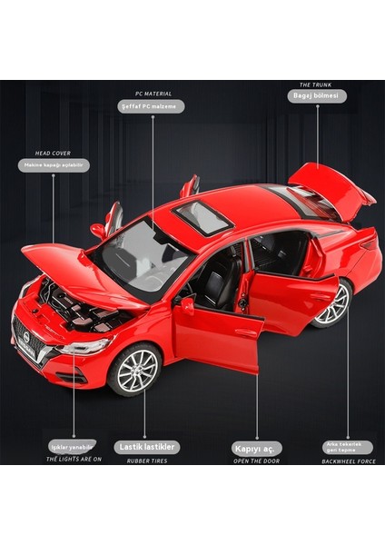 Nissan Xuanyi Araba Modeli Alaşım Araba Çocuk Oyuncak Araba (Yurt Dışından) indirimleri