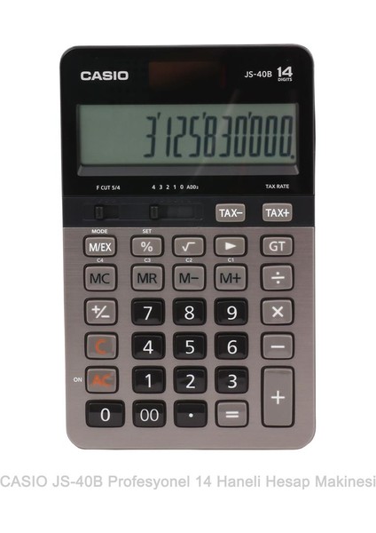 Casıo Js-40B Prof-Masa Tipi 14 Hane Hesap Makinesi