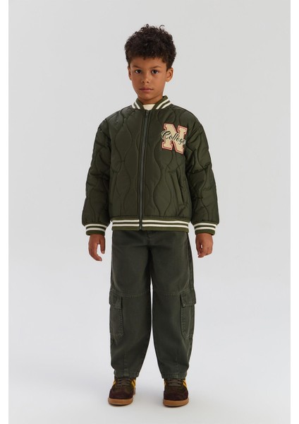 Bg Store Erkek Çocuk Haki Ceket