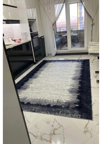 Mutfak Halısı – Kaymaz Dot Tabanlı, Yumuşak Dokulu, Yıkanabilir, Modern Tasarım (1165 Gri)