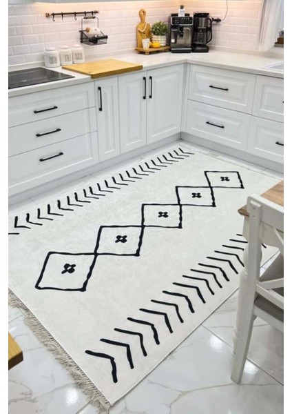 Mutfak Halısı – Kaymaz Dot Tabanlı, Yumuşak Dokulu, Yıkanabilir, Modern Tasarım (Iskandinav) fiyatları