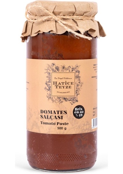 Domates Salçası - 500 Gr.