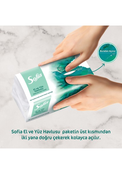 100'lü El ve Yüz Havlusu 2 Paket Yumuşak Doku ile Mükemmel Kurulama Sağlar modelleri