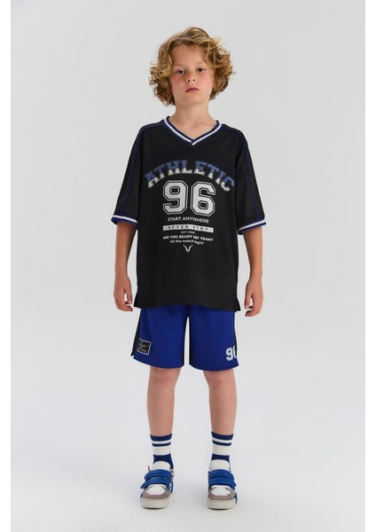 Bg Store Erkek Çocuk Siyah Tshirt