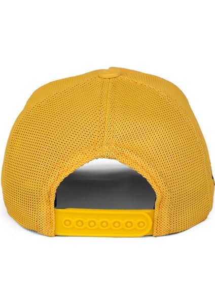 V1 Kids Hip Hop Aslan - 2 Kod Logolu Unisex Sarı Trucker Çocuk Şapka(Cap) indirimleri